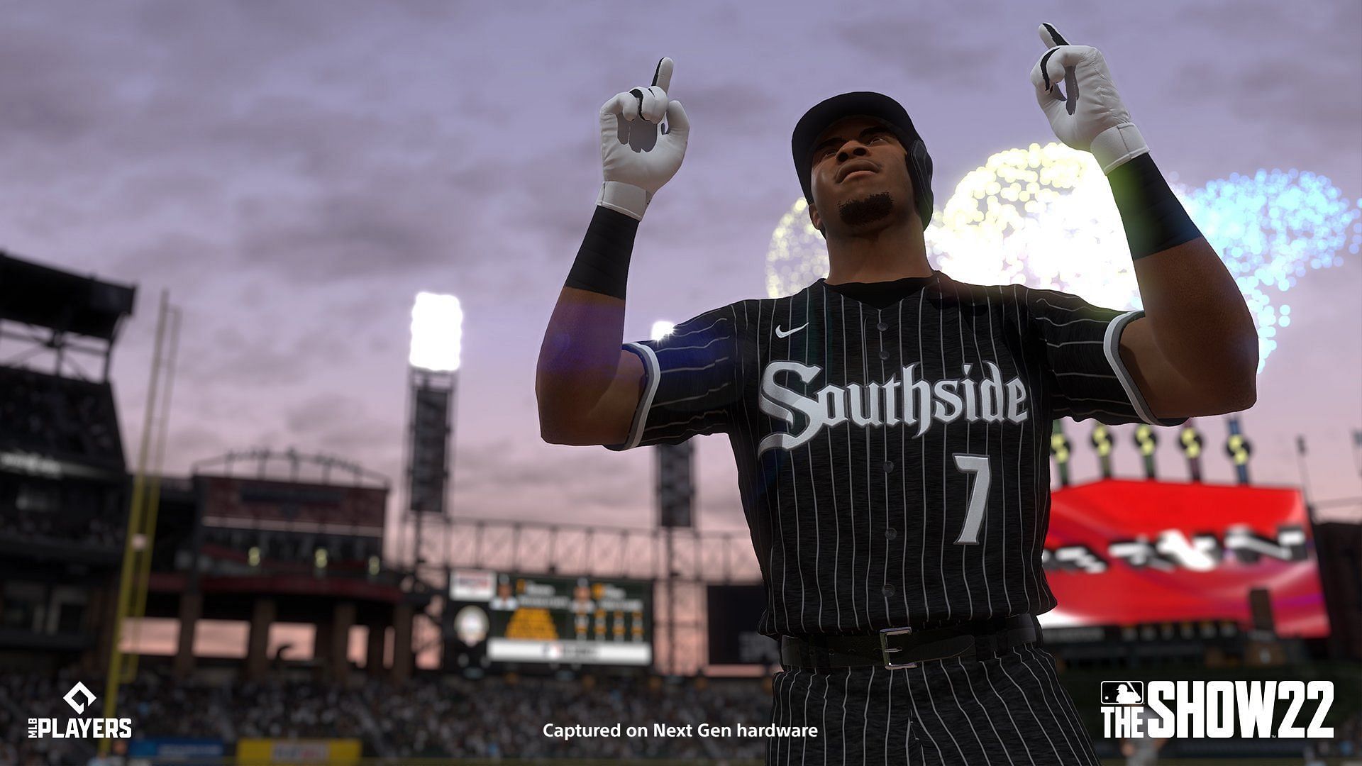Tim Anderson in The Show (Image via MLB The Show Twitter page)