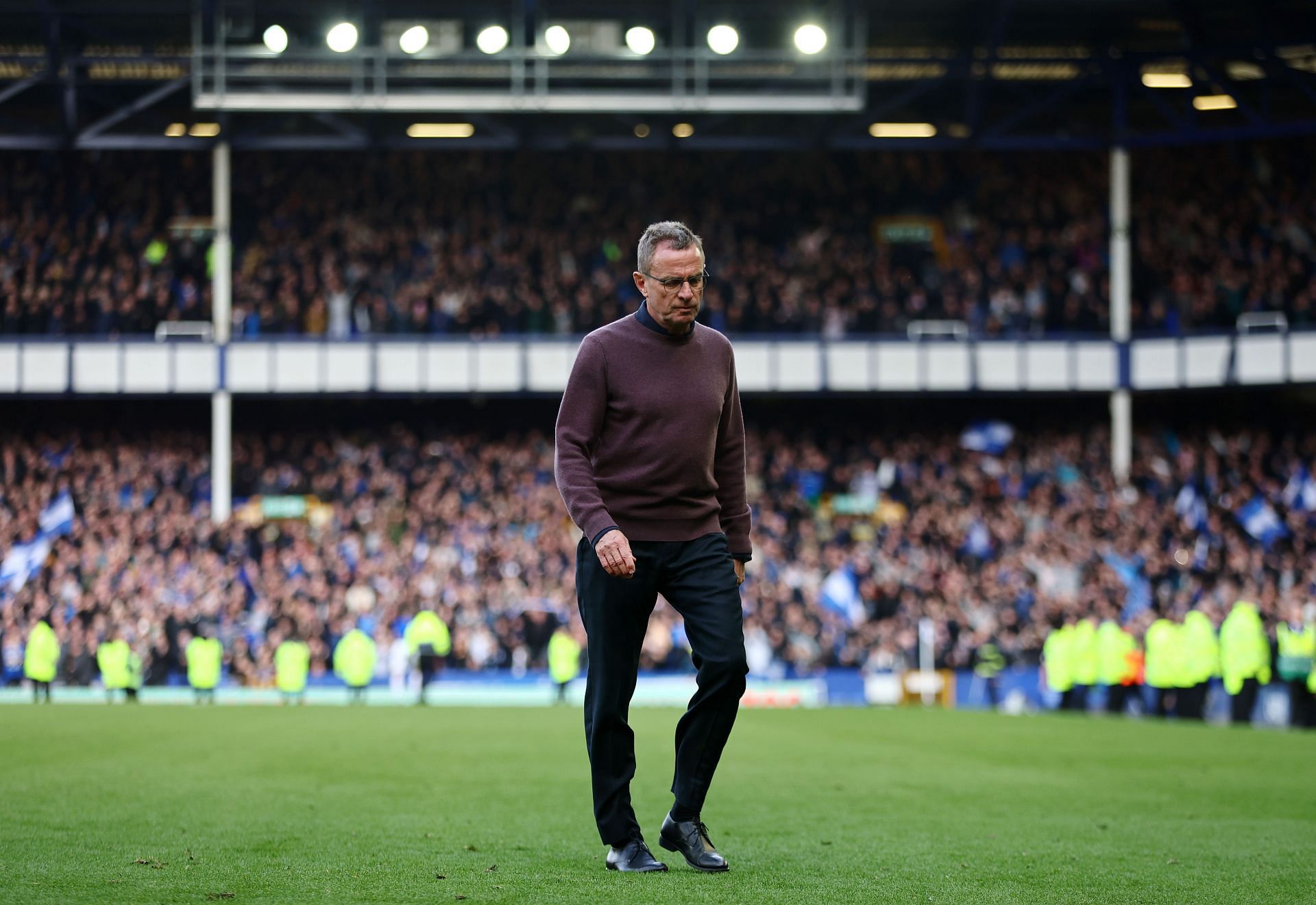 Ralf Rangick after the loss against Everton.