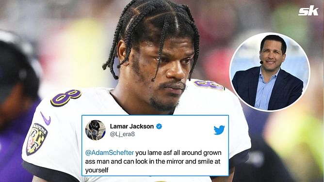"You lame asf all around grown ass man" - Lamar Jackson thrashes Adam Schefter for insensitive tweet surrounding Dwayne Haskins' death