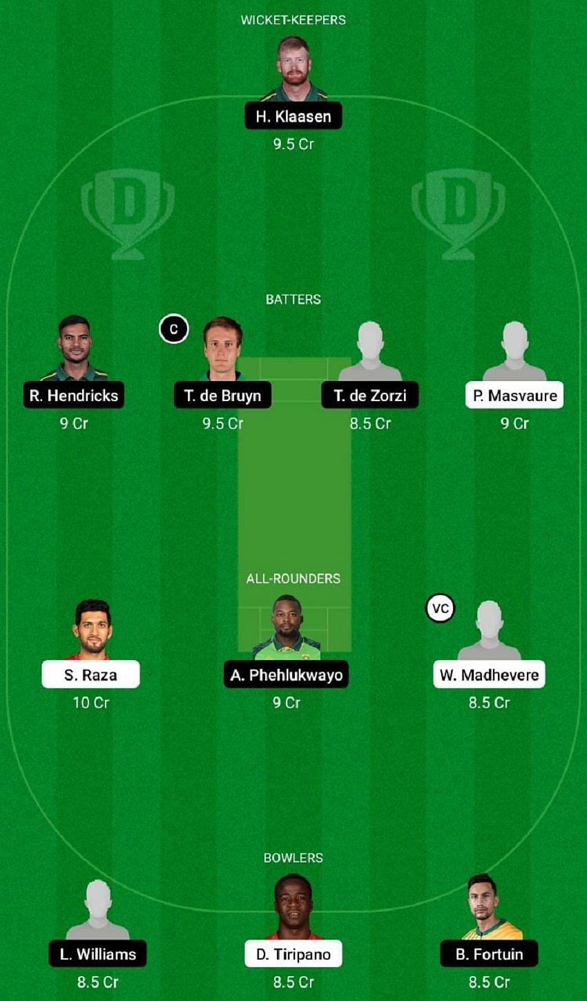 ZIM-XI vs SA-A Dream11 Fantasy Tip #2