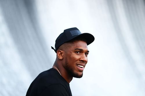 Anthony Joshua visits Expo 2020 Dubai