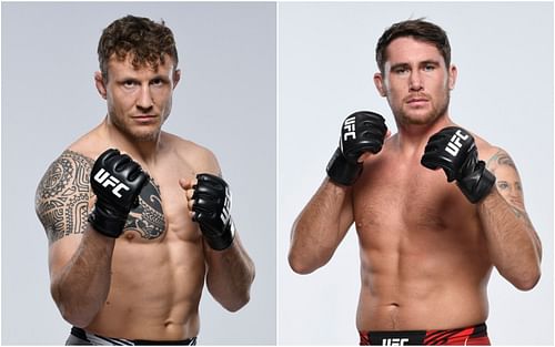 Jack Hermansson (left) and Darren Till (right) [Photo by Mike Roach/Zuffa LLC via Getty Images]