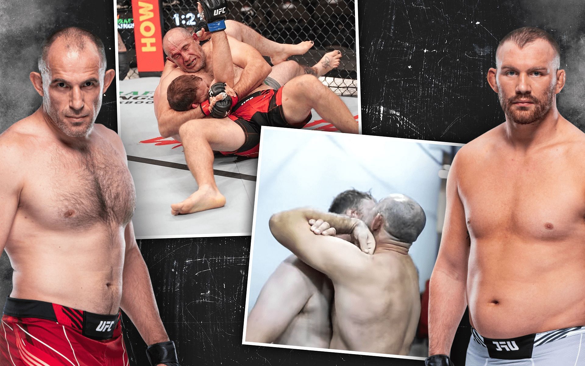 Aleksei Oleinik (left) &amp; Jared Vanderaa (right) [Image Credits- UFC.com &amp; @ufc on Instagram]