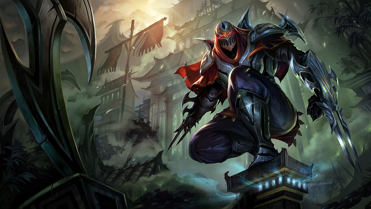 Zed&#039;s burst potential is significantly higher than LeBlanc in lane (Image via League of Legends)