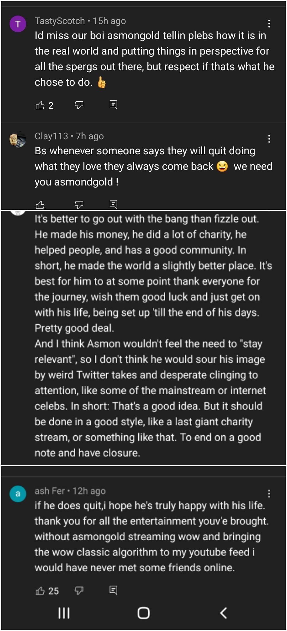 At the end of the day, Zack&#039;s fans just want the streamer to be happy (Image via YouTube)