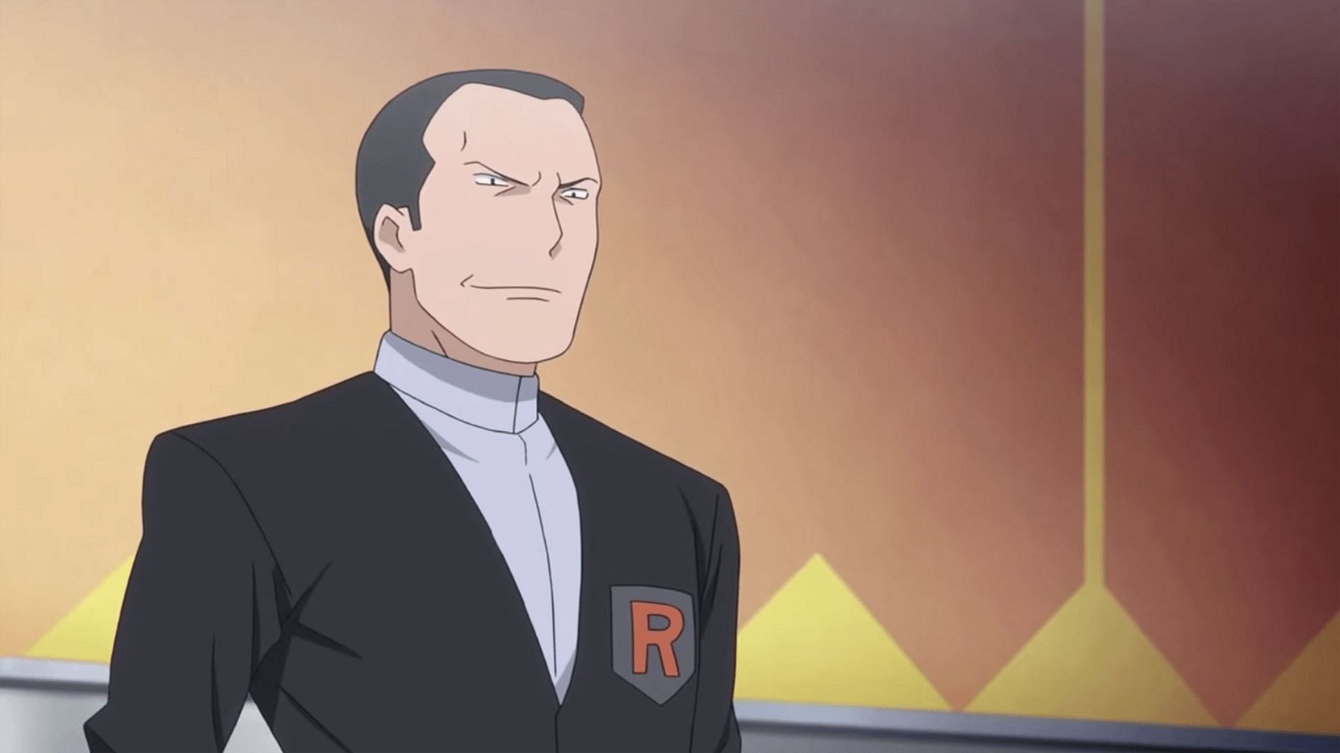 Giovanni as he appears in Pokemon Origins (Image via The Pokemon Company)