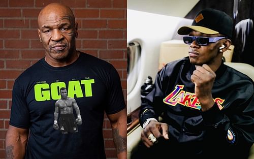 Mike Tyson (Left) and Israel Adesanya (Right) (Images courtesy of @miketyson Instagram and @stylebender Instagram)