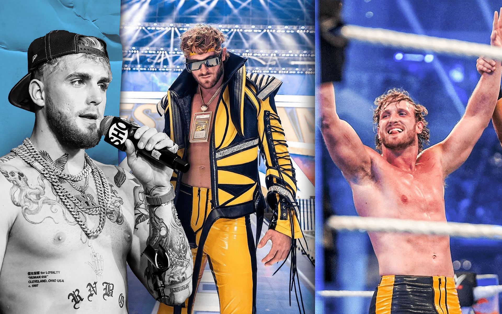 Mma News Jake Paul Reacts To Brother Logan Pauls Wwe In Ring Debut