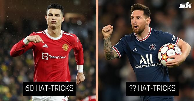 Ronaldo, Messi and more: 5 active players with most hat-tricks (2022)