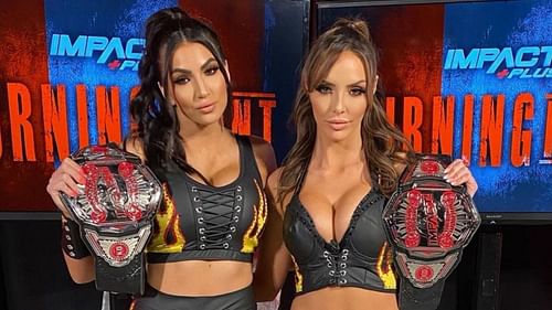 The former Knockouts tag champs have announced their departure