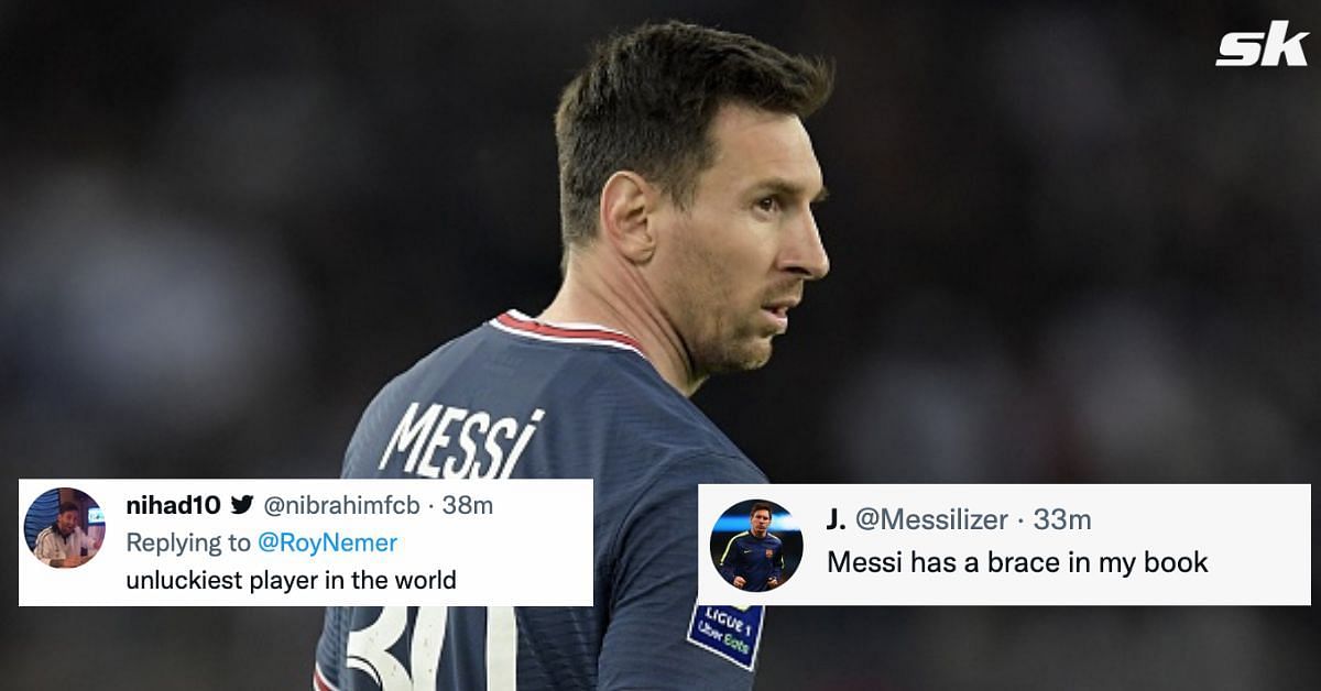 PSG fans reacted after Lionel Messi&#039;s two goals were ruled out against Marseille.