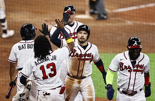 Division Series - Miami Marlins v Atlanta Braves - Game One