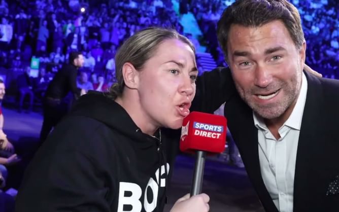 "I would never interfere with Dana White's contract" - Eddie Hearn responds to Molly McCann asking him to sign her
