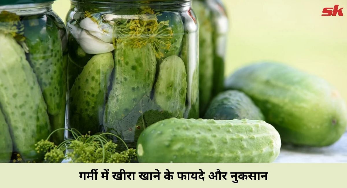 गर्मी में खीरा खाने के फायदे और नुकसान(फोटो-Sportskeeda hindi)
