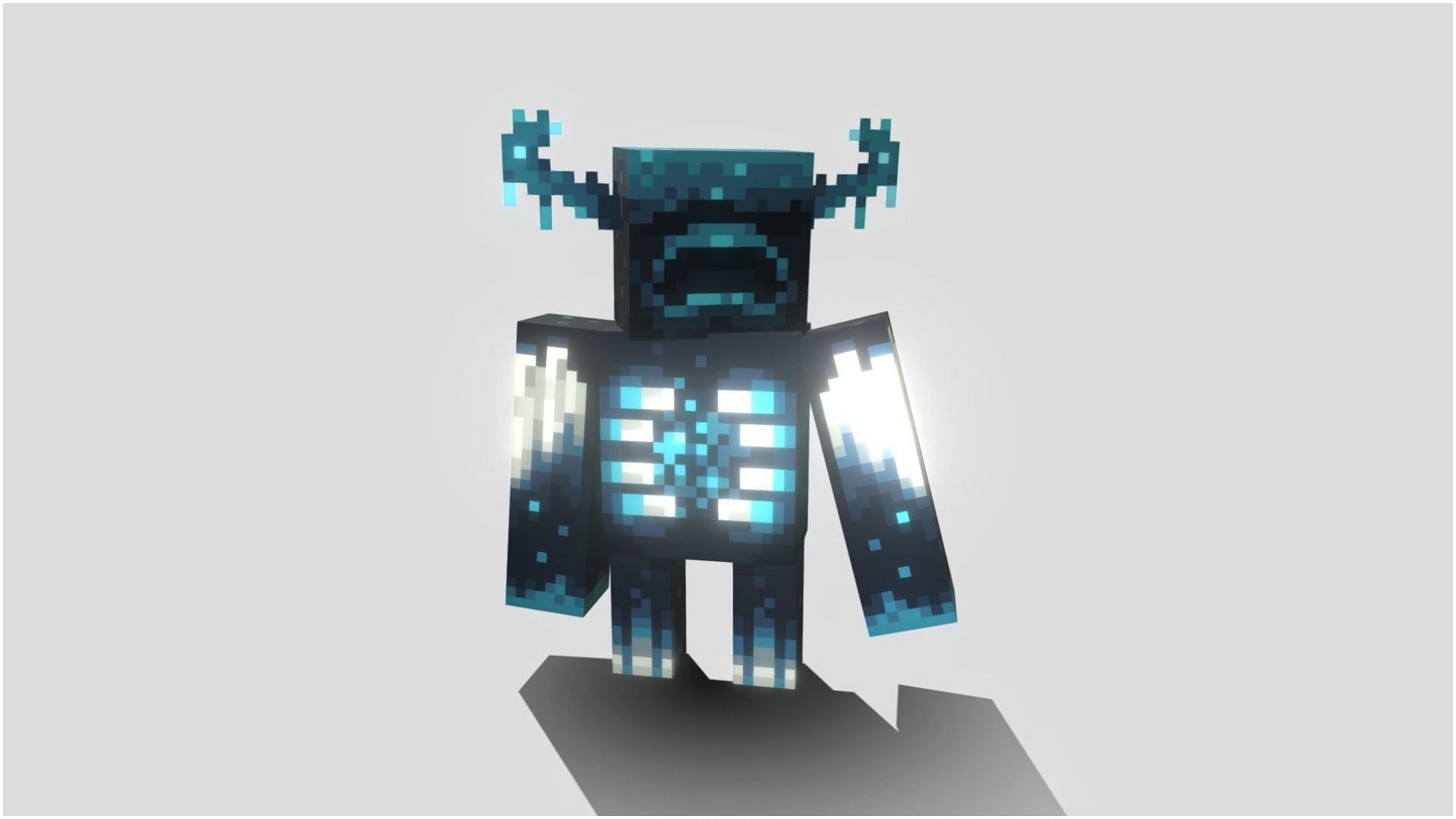 The Warden in Minecraft (Image via Sketchfab/BeckBroEYTube)