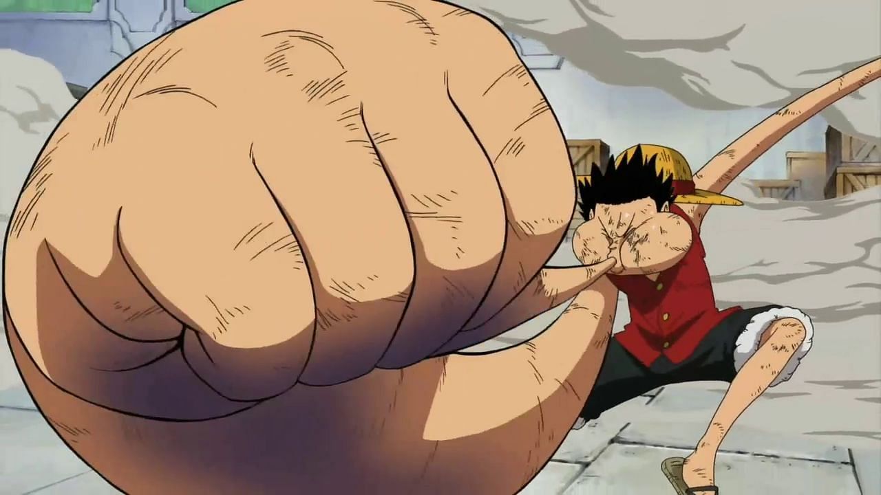 Luffy preparing to use Gear Third (Image via Toei Animation)