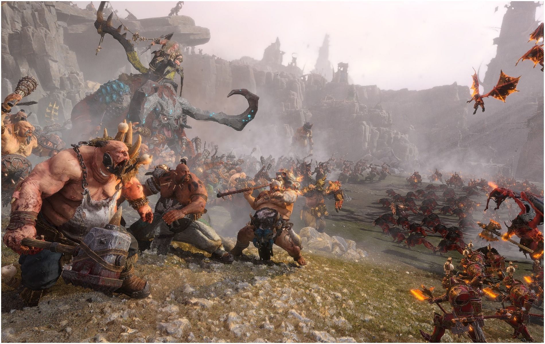 Total War Warhammer III 2022 content roadmap Regiments of Renown