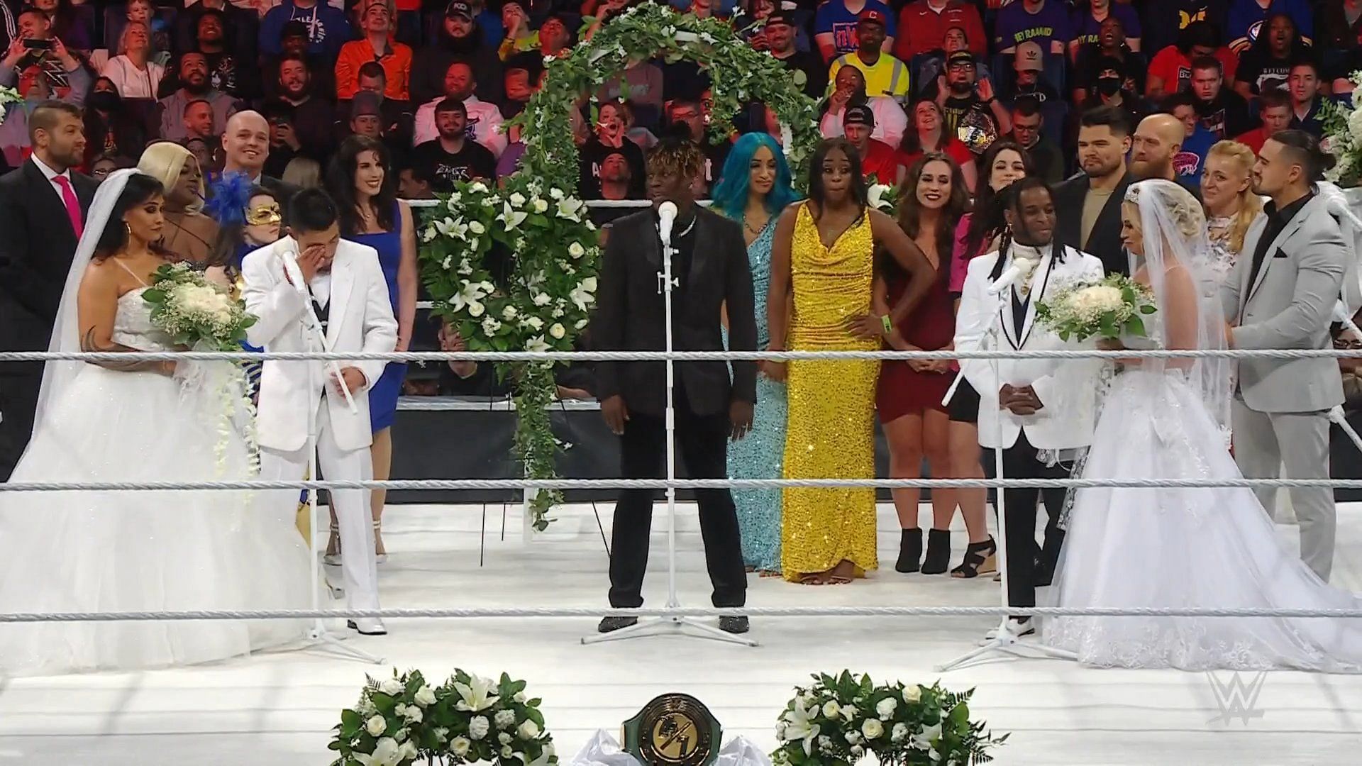 Double wedding descended into chaos on RAW!