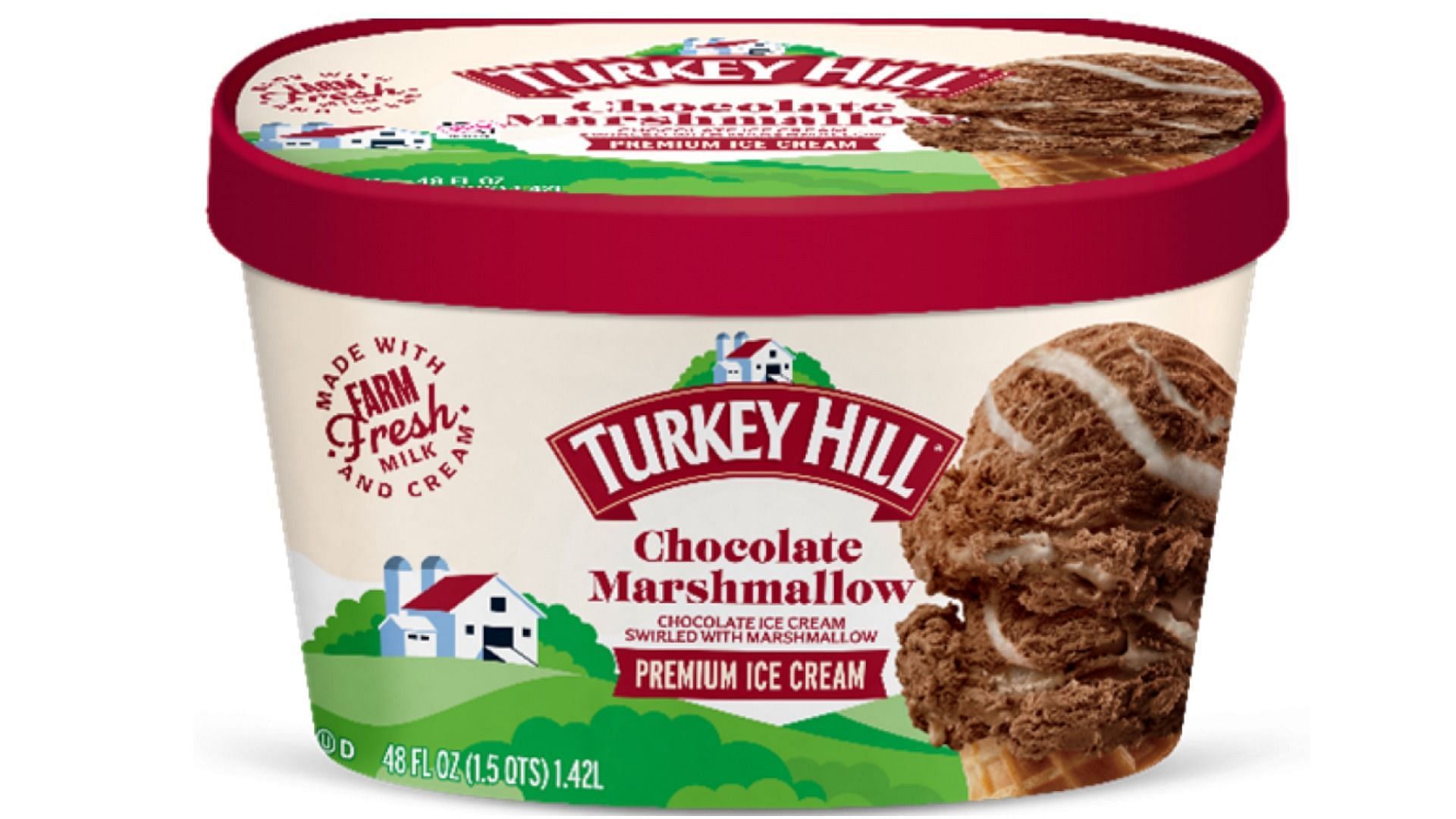 Turkey Hill Dairy has issued a recall of select Chocolate Marshmallow Premium Ice Cream (Image via FDA.gov)