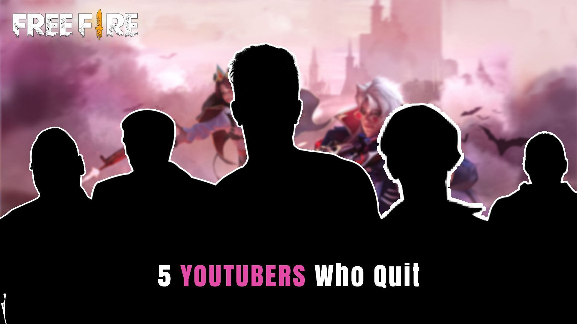 These YouTubers didn&#039;t carry on with Free Fire for longer (Image via Sportskeeda)