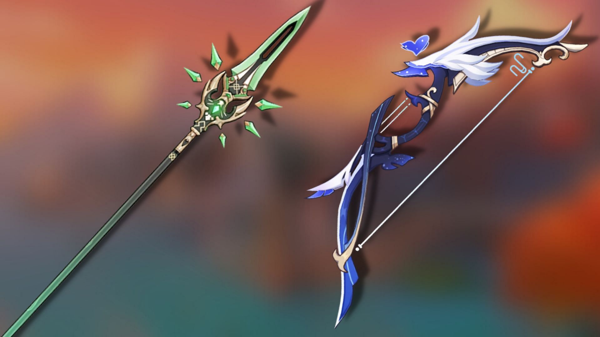 5-star weapons appearing in phase 1 of patch 2.7 (Image via Genshin Impact)