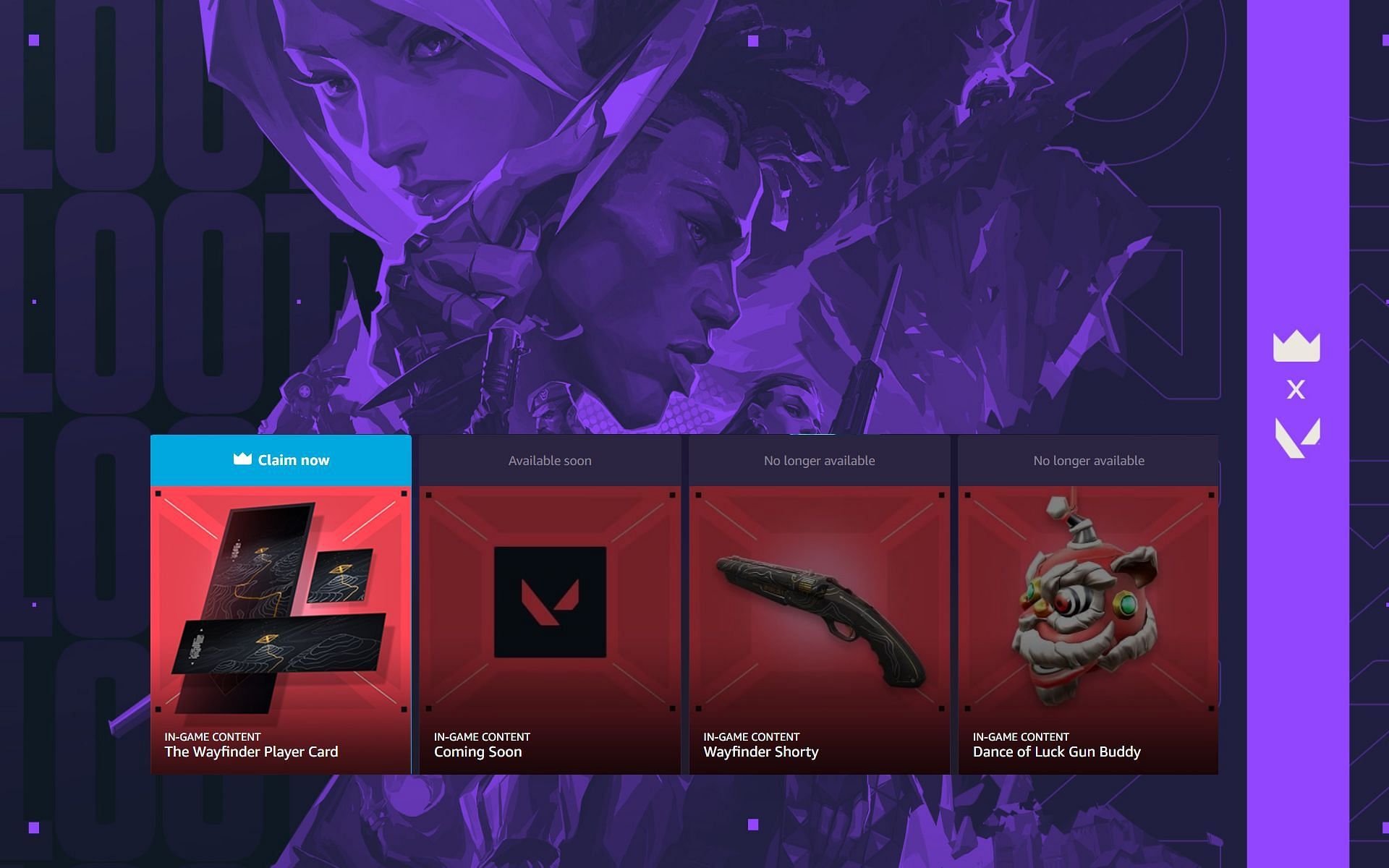 Twitch Prime Loot für die Games Valorant und Apex Legends