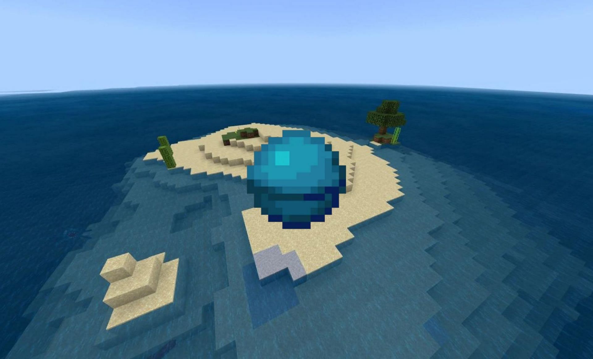 Heart of the Sea (Image via Minecraft Wiki)