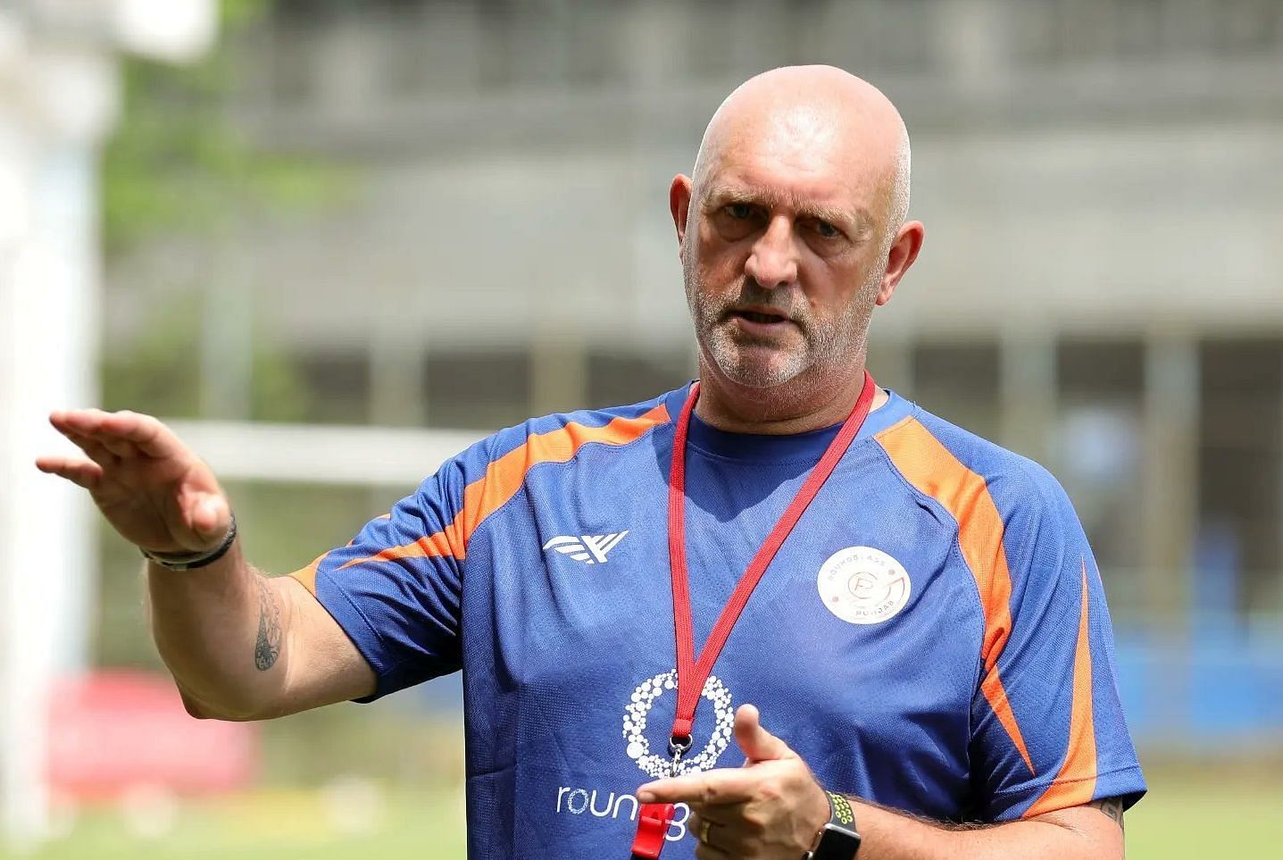 RoundGlass Punjab FC head coach Ed Engelkes. (Image Courtesy: RGPunjabFC)