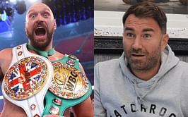 Watch: Tyson Fury video calls Eddie Hearn as he celebrates his win over Dillian Whyte