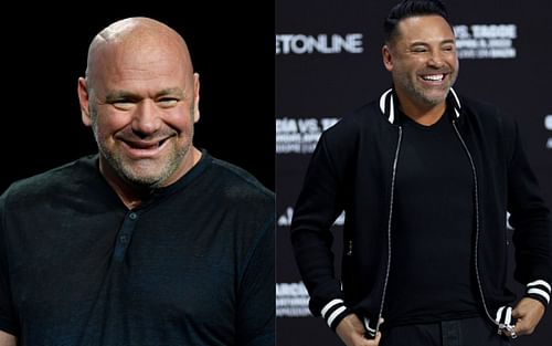 Dana White (left) and Oscar De La Hoya (right) (Images via Getty)