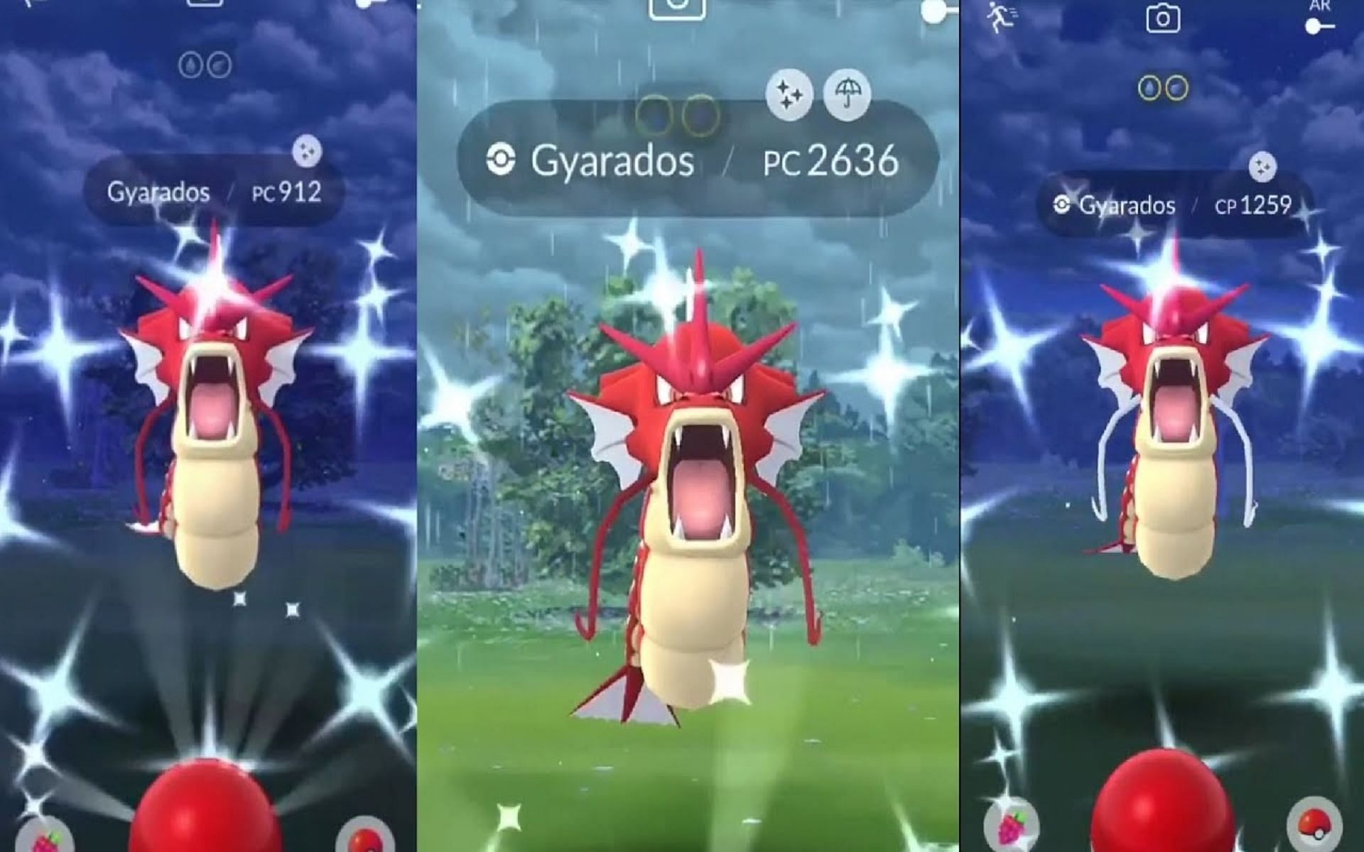 Gyarados has an extremely popular shiny sprite (Image via SJX3gaming YouTube)