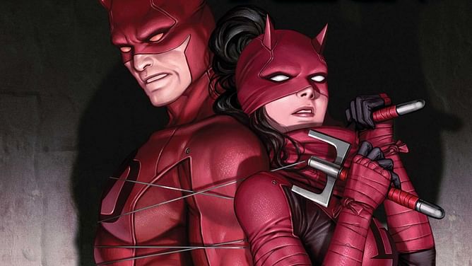 Devil's Reign: Omega features Daredevils (Matt and Elektra), Luke Cage, Spectrum, Iron Fist, and hints at the upcoming Thunderbolts relaunch