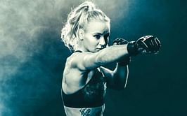 Watch: Valentina Shevchenko turns airplane hangar into workout zone for UFC 275 preparation