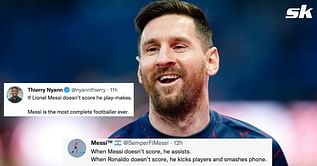 "Judging Lionel Messi by goals is the biggest crime"- Fans refer to PSG superstar as the greatest playmaker of all time" after hat-trick of assists