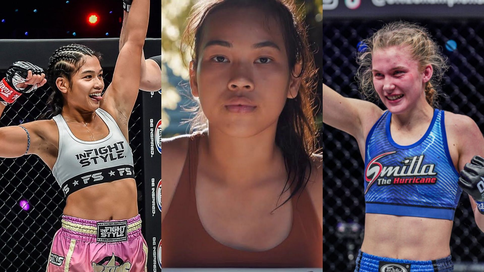 [Photo Credits: ONE Championship] Jackie Buntan, Wondergirl Fairtex, Smilla Sundell