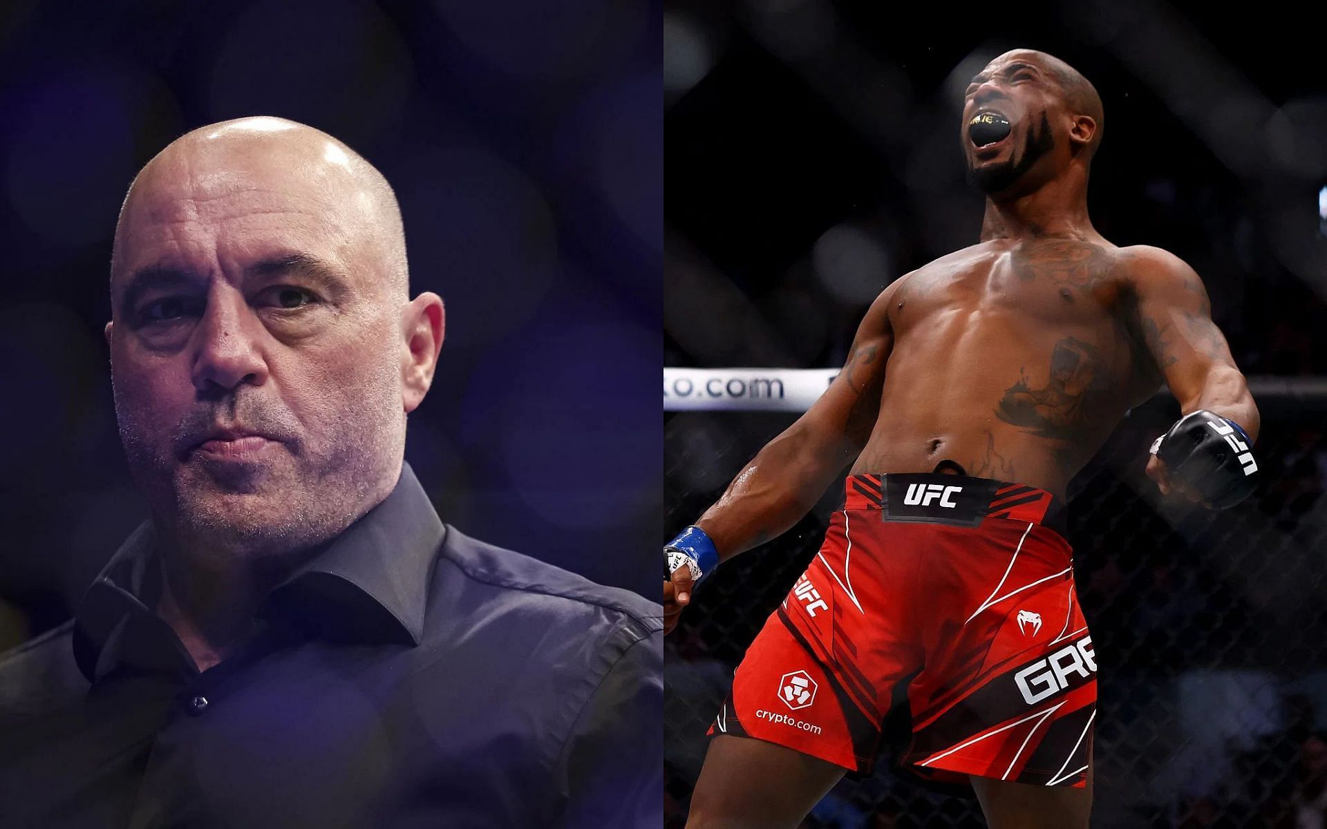 Joe Rogan (Left) and Bobby Green (Right) (Images courtesy of Getty)