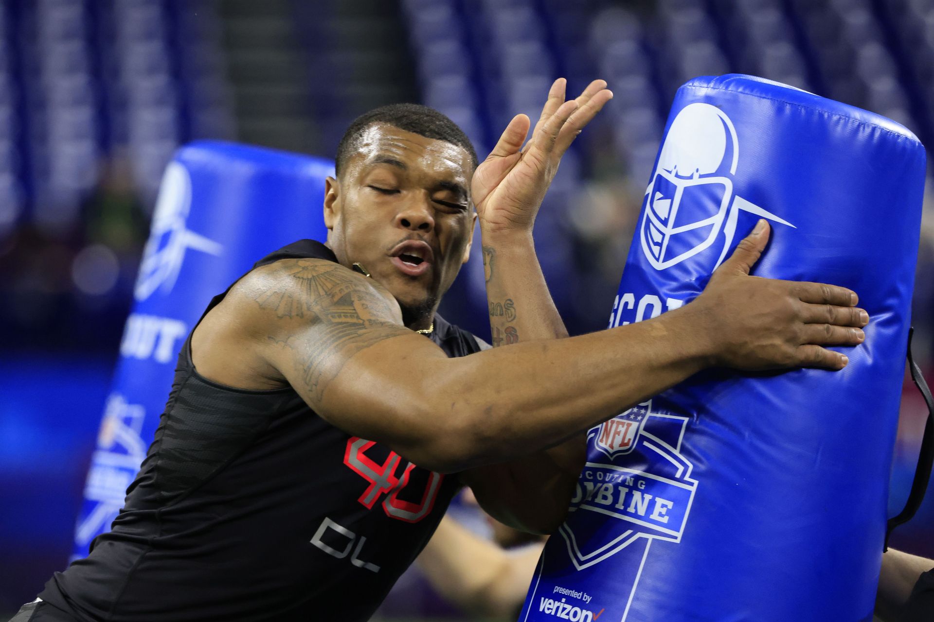 Travon Walker at the NFL Combine