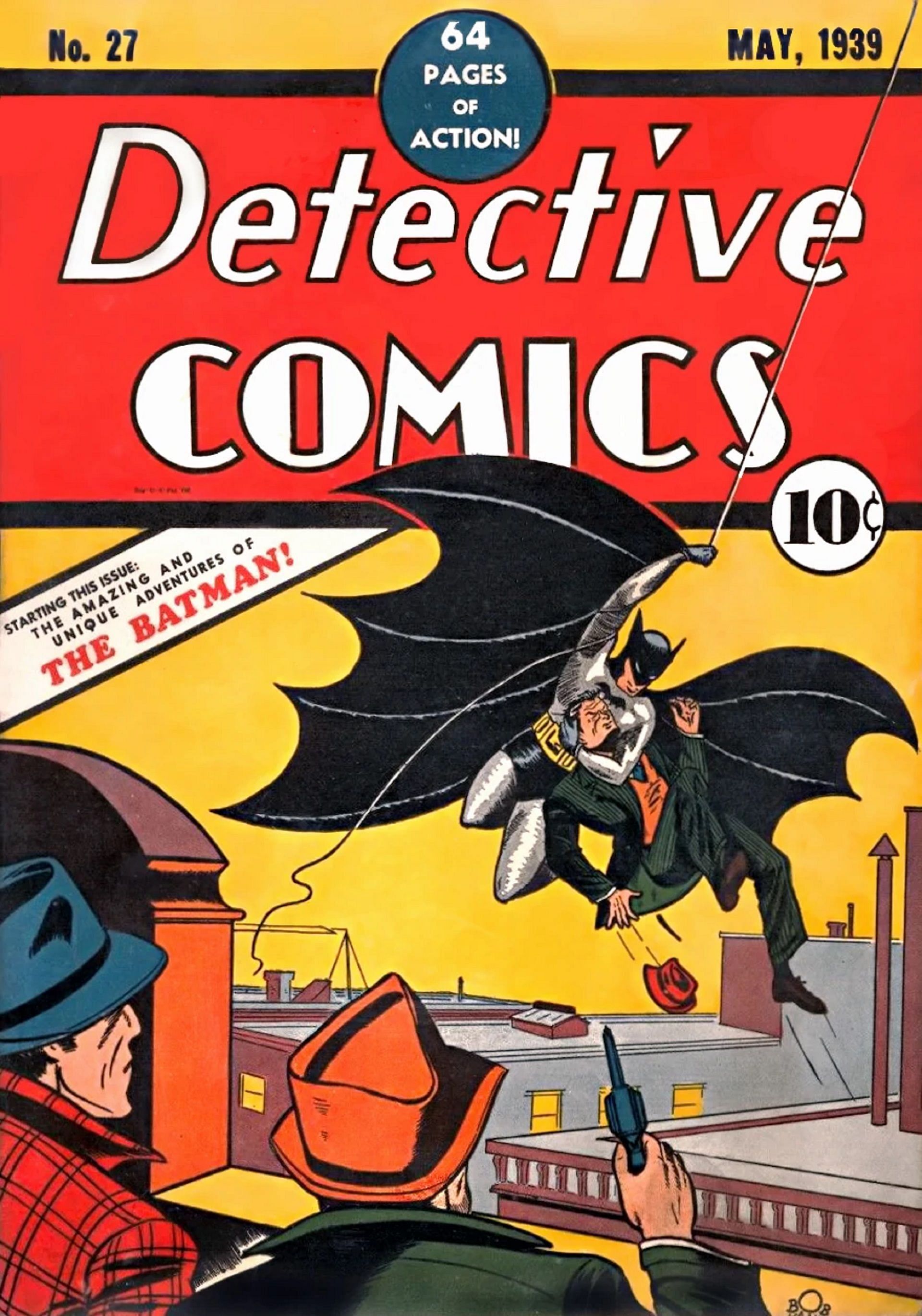 Detective Comics #27 introduced us to Batman (Image via DC)