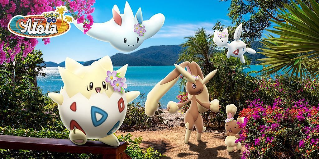 Official imagery for Pokemon GO&#039;s Spring into Spring event for 2022 (Image via Niantic)