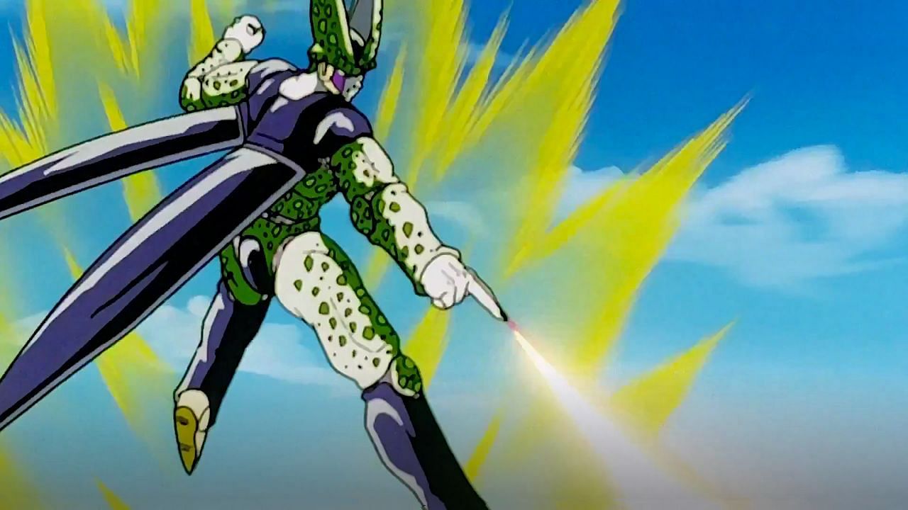 Perfect Cell as seen in the Z anime (Image via Toei Animation)