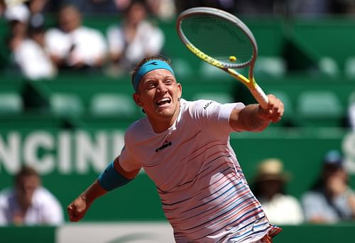 Alejandro Davidovich Fokina at the 2022 Rolex Monte-Carlo Masters.