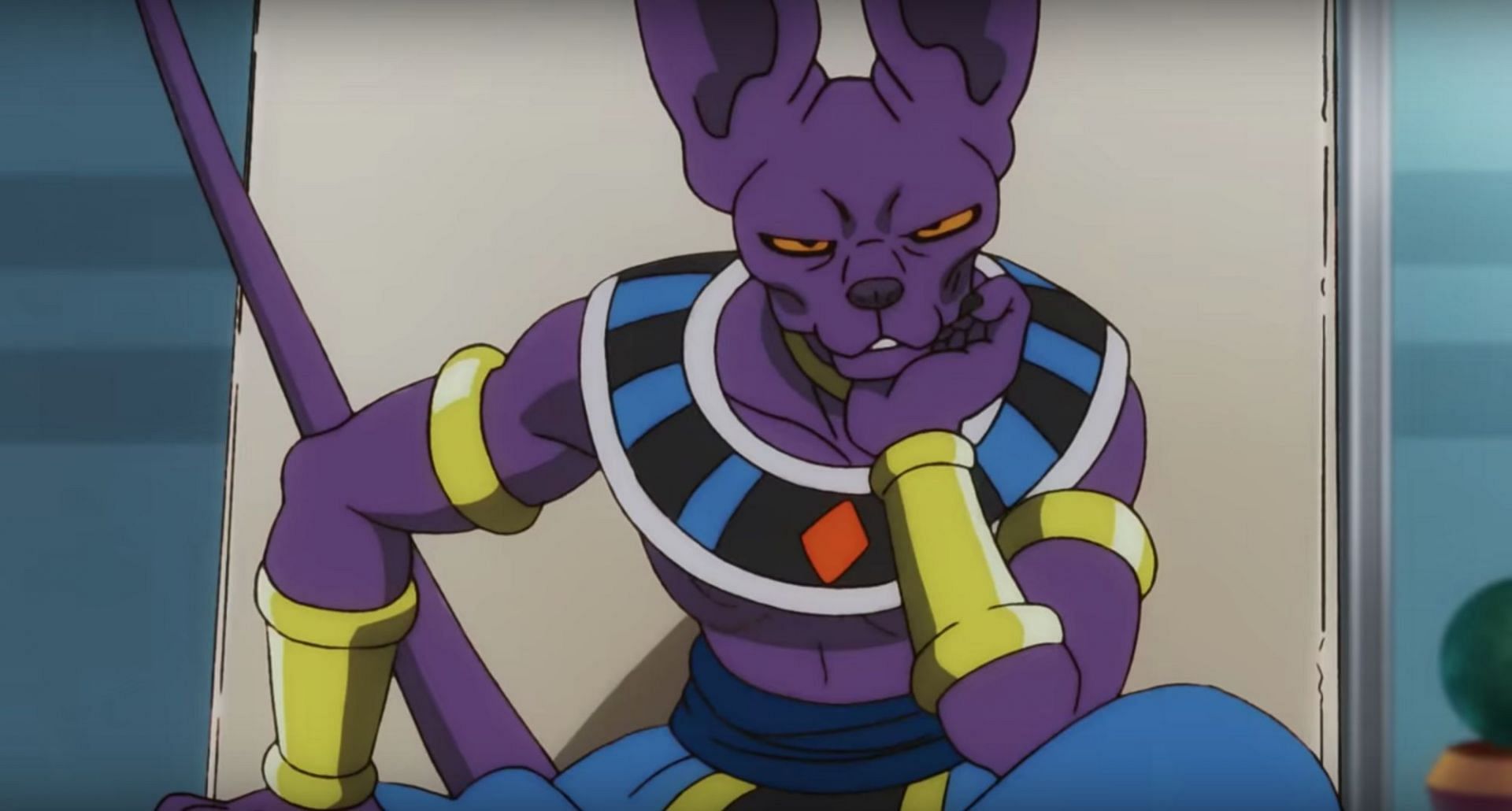 Beerus as he appears in &#039;Dragon Ball Super&#039; (Image via Toei Animation)