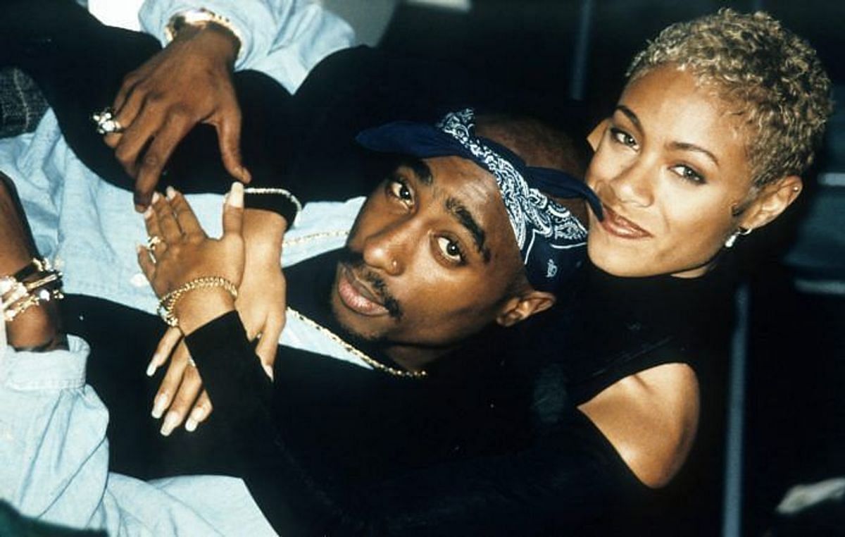 Jada Pinkett Smith and Tupac (Image via Kevin Mazur/Getty Images)