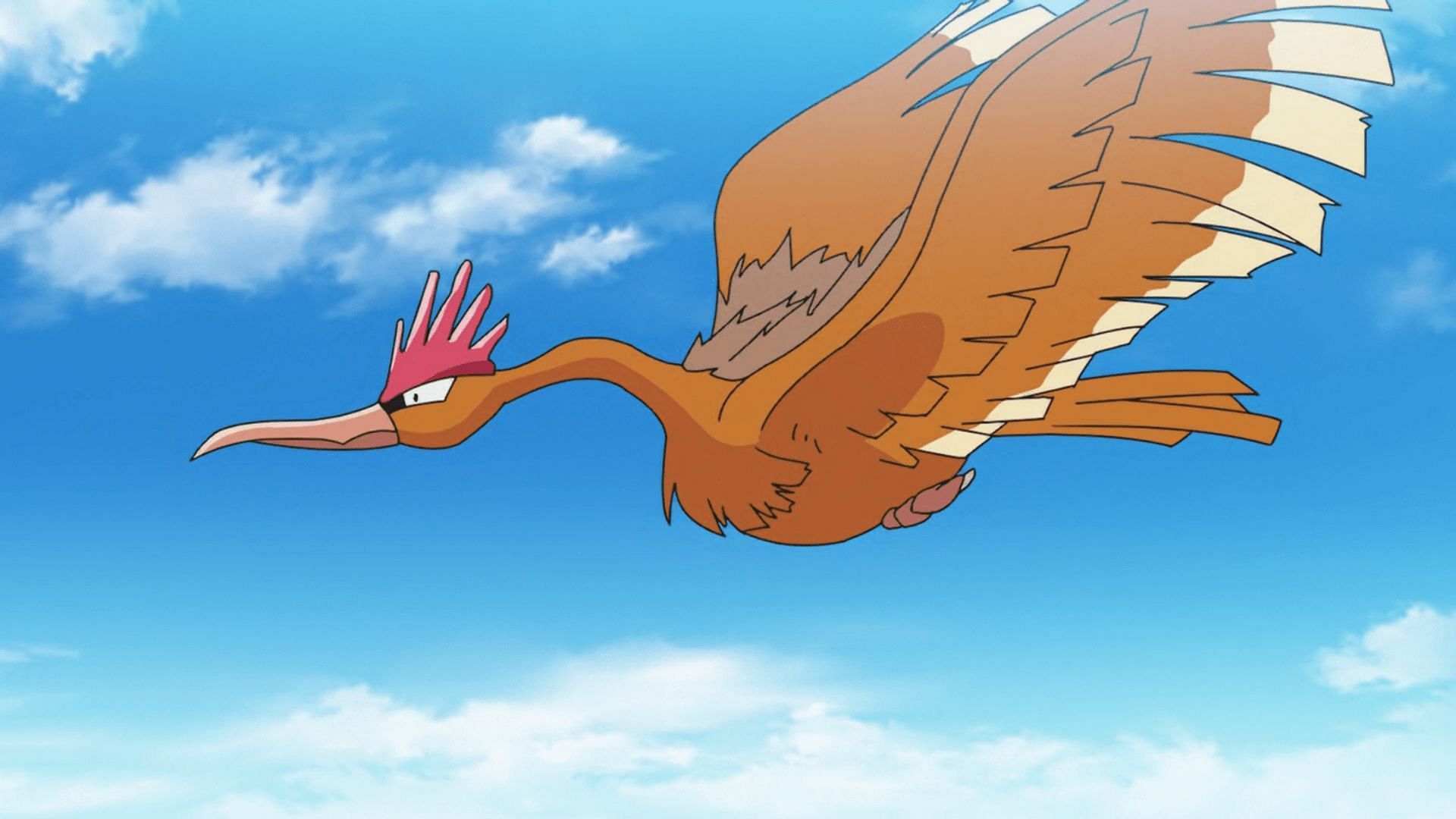 Fearow as it appears in the anime (Image via The Pokemon Company)