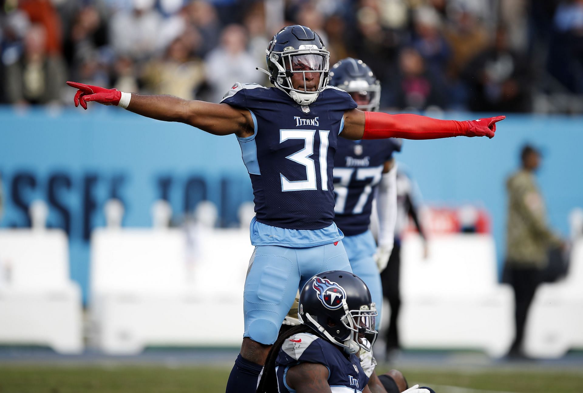 Kevin Byard with the Tennessee Titans