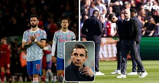 "Getting that bad" - Gary Neville comments on 'long-lasting damage' recent run will have on Manchester United players and the decision Erik ten Hag will need to make