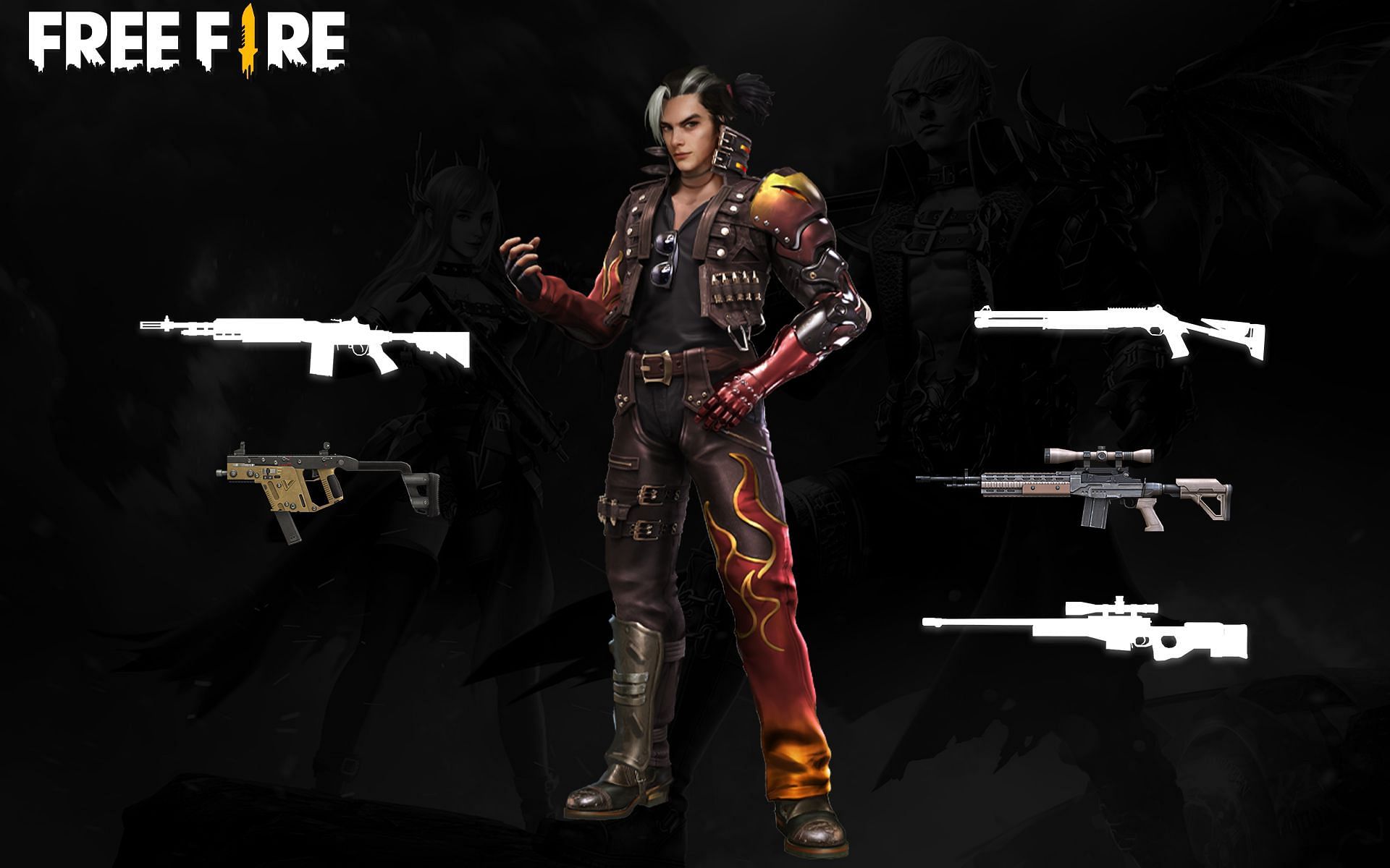 Pairing Hayato with these weapons makes him dangerous in Free Fire (Image via Sportskeeda)