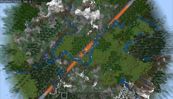 How to use a Minecraft seed map