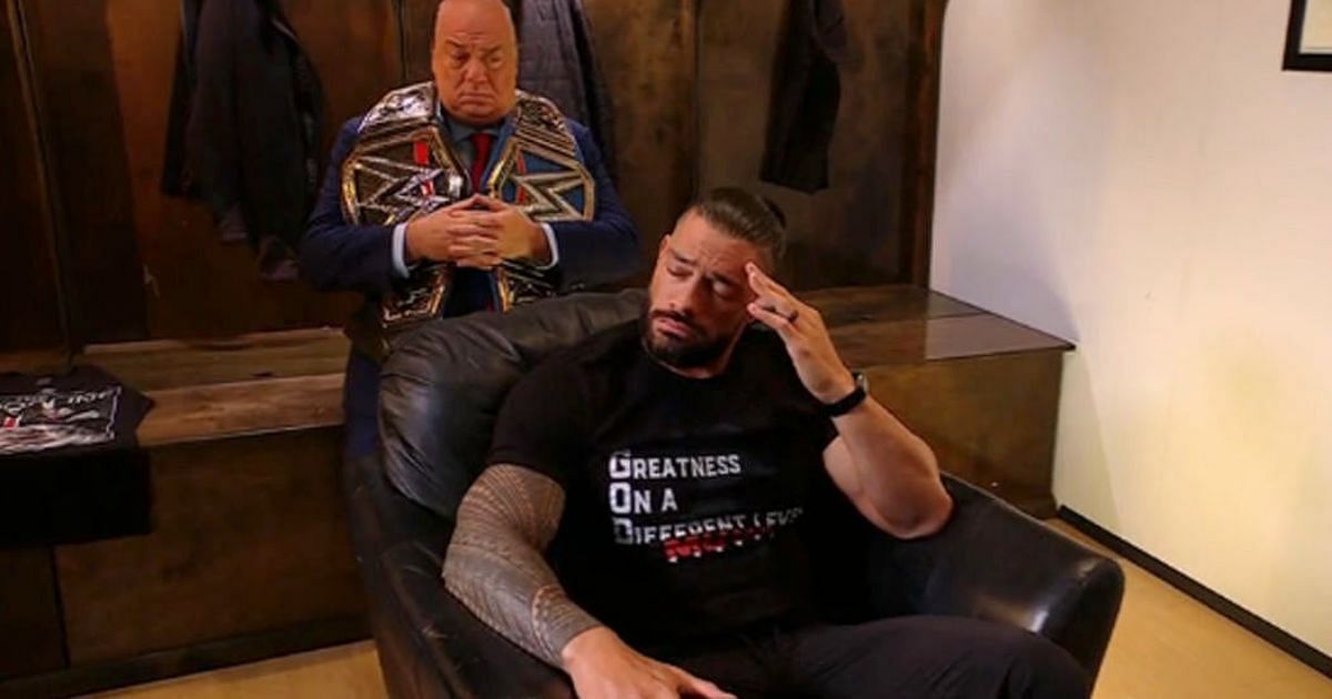 Roman Reigns with Paul Heyman on SmackDown.
