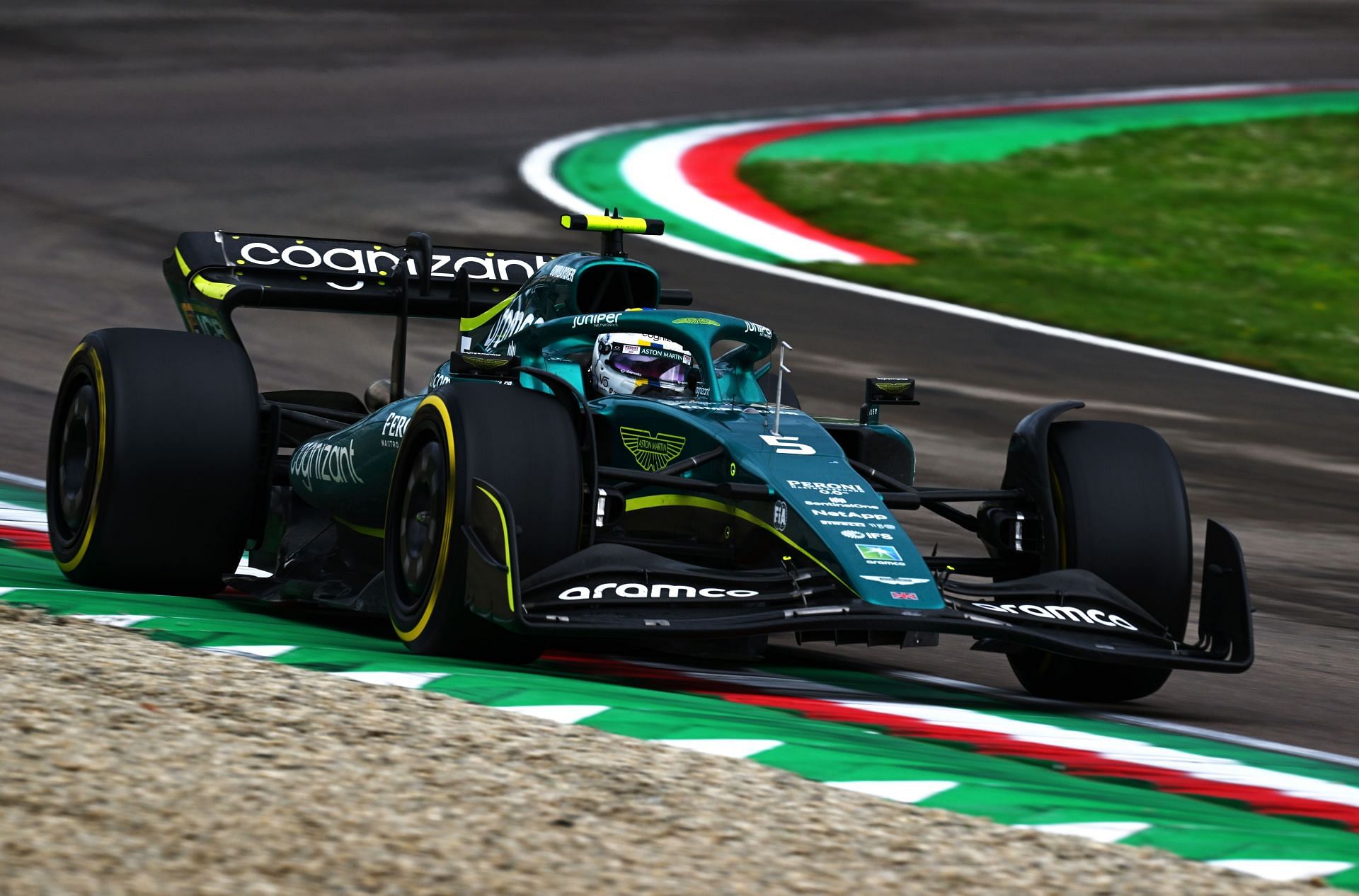 F1 Grand Prix of Emilia Romagna - Sebastian Vettel takes on the historic circuit.